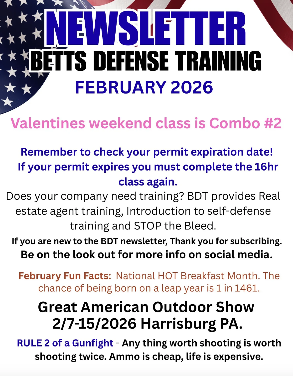 February 2026 Newsletter