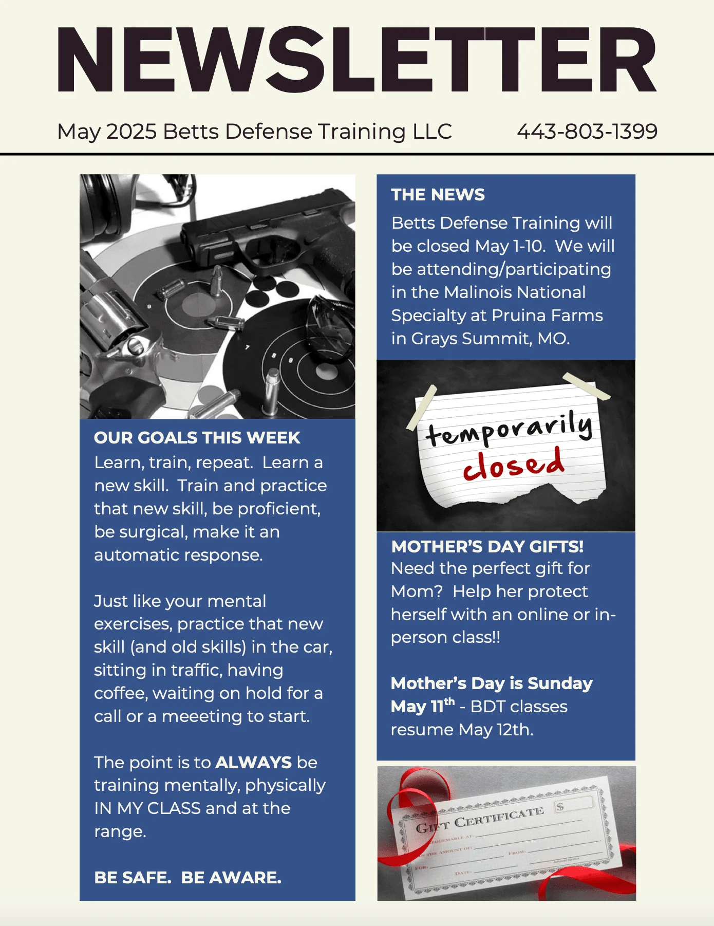 May 2025 Newsletter