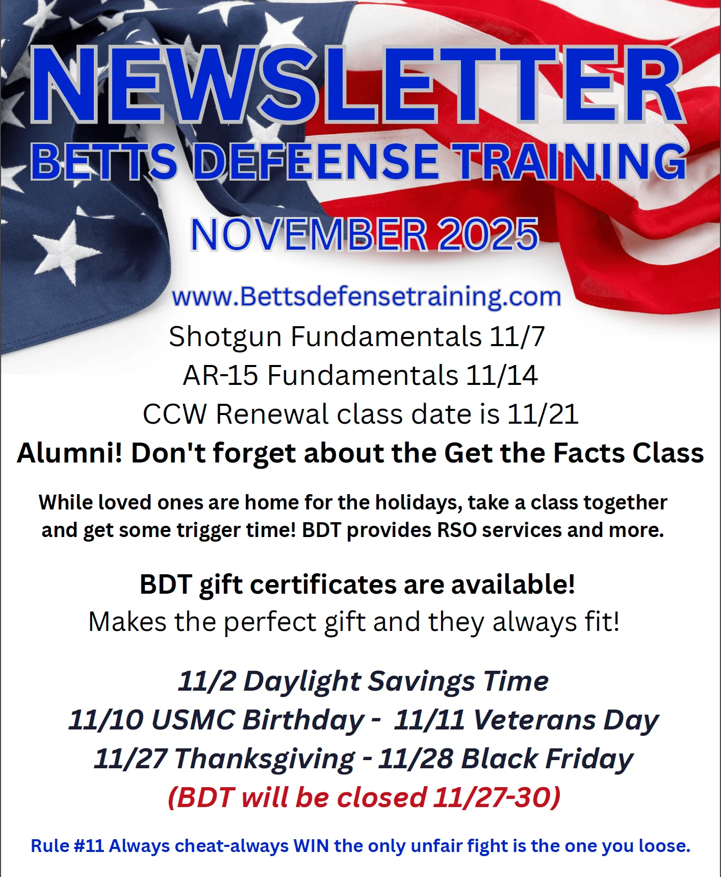 November 2025 Newsletter