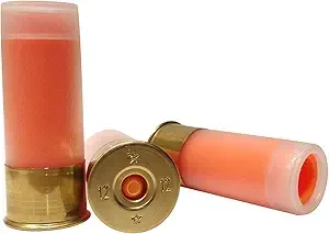 12 Gauge Snap Caps – Orange Safety Trainer Dummy Rounds, Reusable Dry Fire Training Ammunition (5-Pack)