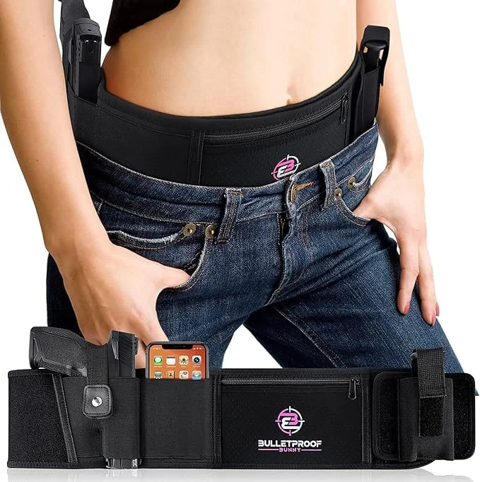 Belly Band Holster for Concealed Carry - Gun Holster for Women