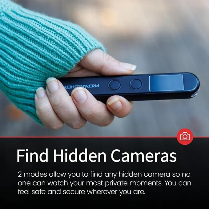 Hidden Camera Detector - GPS Tracker Detector - Listening Device Detector - Bug Sweeper - Spy Camera Finder