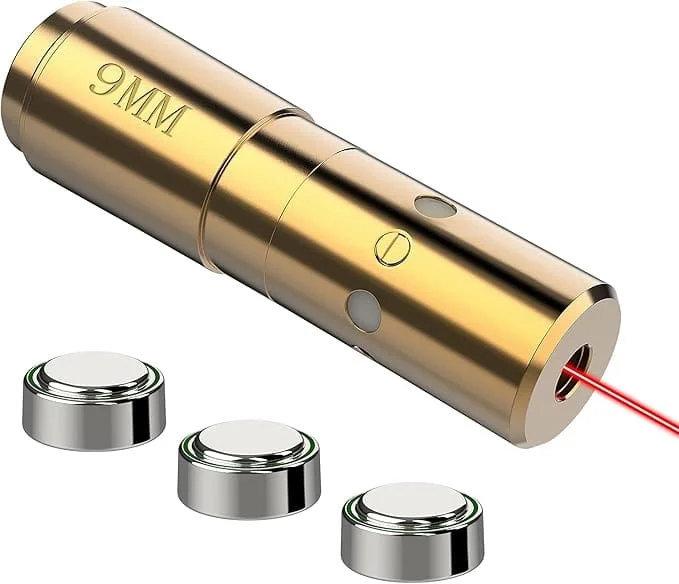MidTen bore Sighting Laser 223 5.56mm/9mm 30-06/25-06/270 Laser Bore Sight Boresighter with Batteries